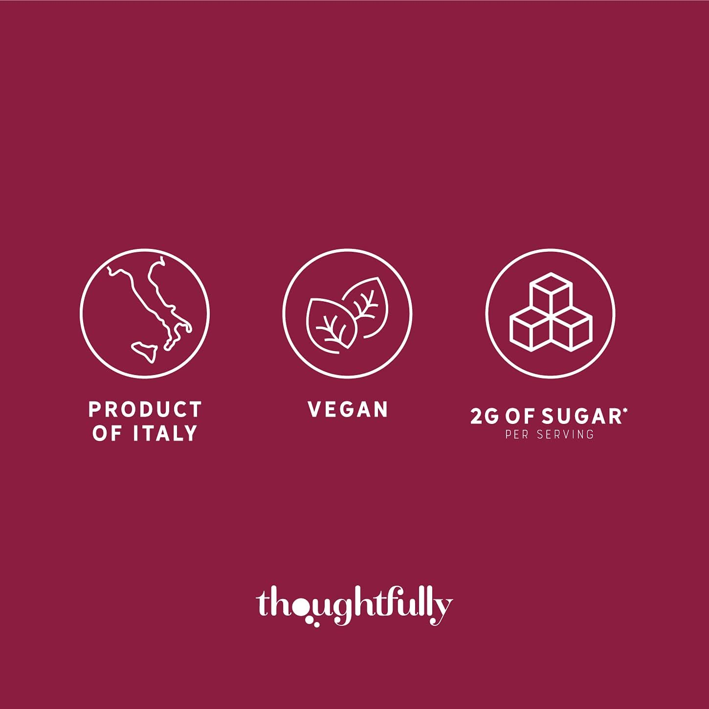 Thoughtfully Gourmet, Balsamic Vinegar Gift Set, Flavours Include Fig, Chili, Garlic and More, IGP Certified, Crafted in Modena, Italy, Halal Certified, Pack of 6