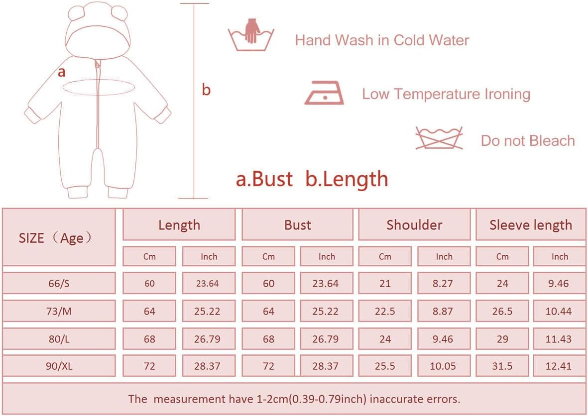 Happy Cherry Infant Puffer Romper Baby Bunting Snowsuits Hooded Jumpsuit Overalls Newborn Boy Pram Suit, Blue 18-24 Months image number 3