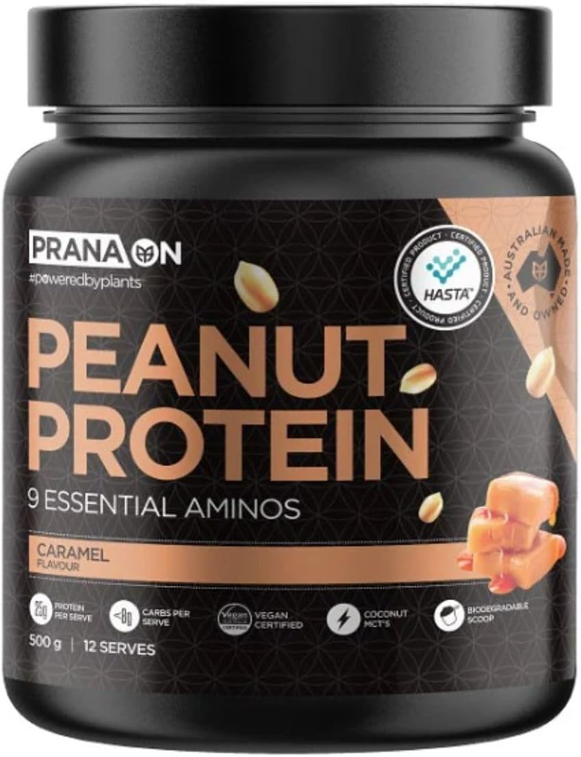 Pranaon Peanut Protein 500G Caramel Flavour