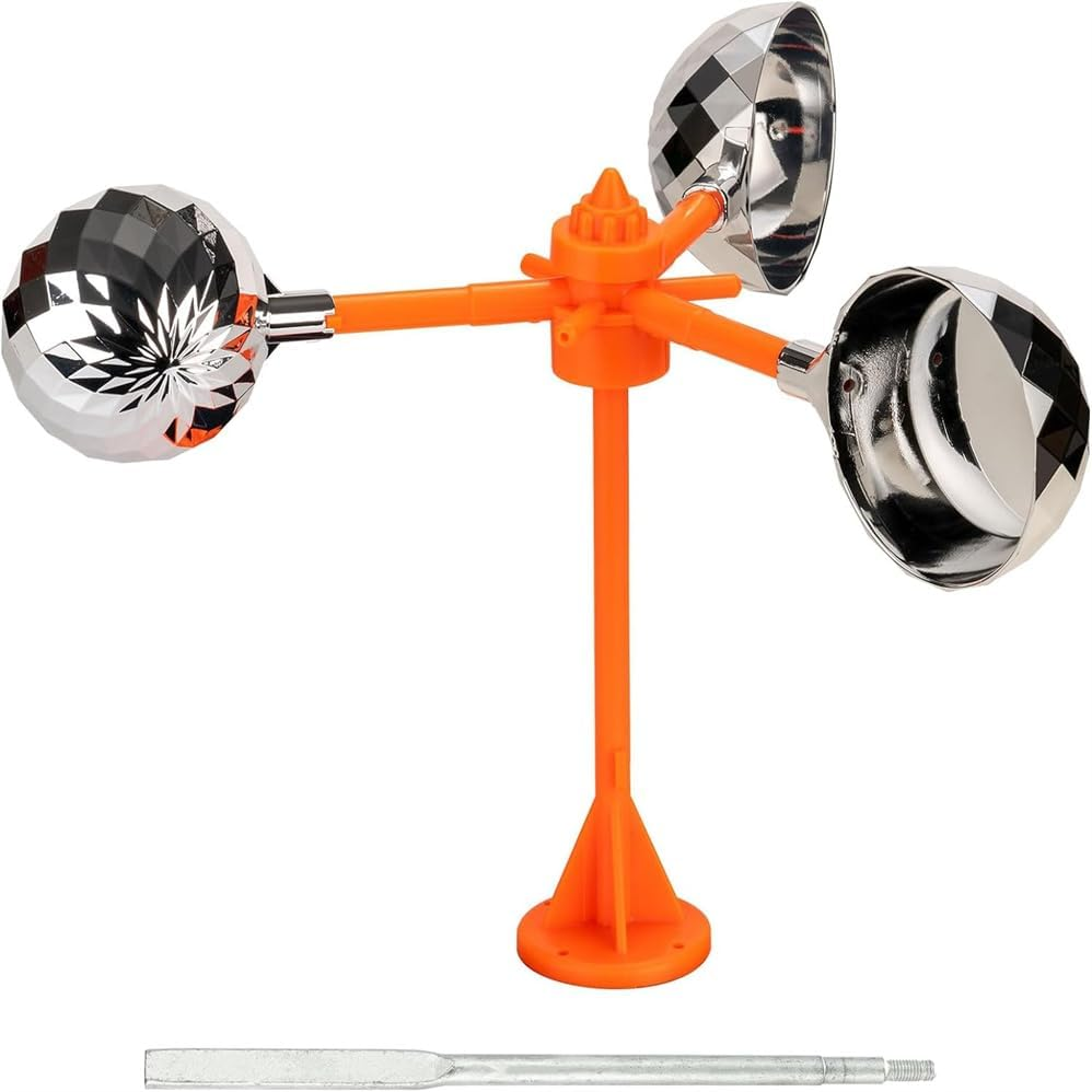 Windmill Bird Repeller - Durable Stainless Steel, 360&deg; Reflective Drive, Weatherproof for Garden, Farm & Patio,Birds Reflect Deterrent Visual Bird Scarer Deterrent Devices Outdoor image number 6