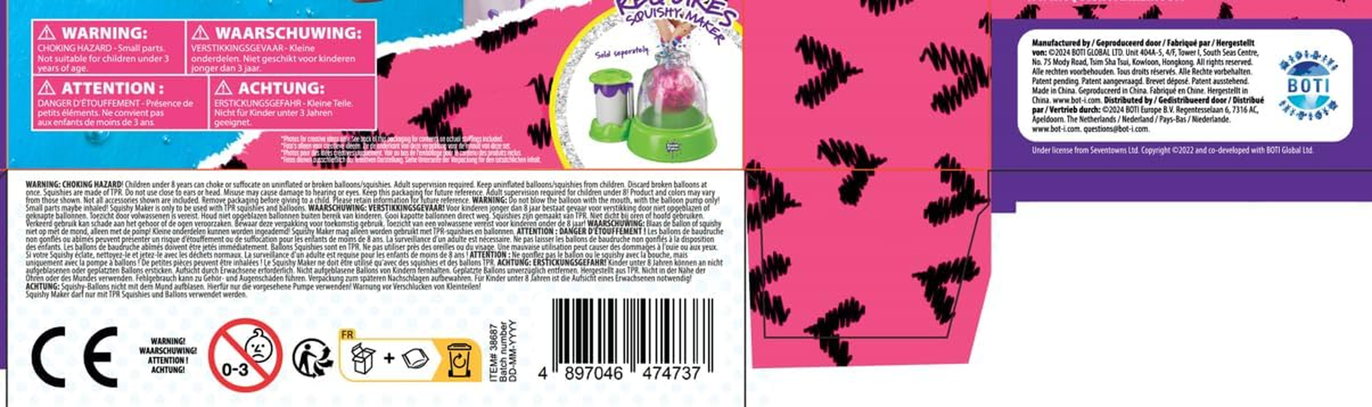 Doctor Squish Squishies & Clips 10-Piece Refill Pack image number 4