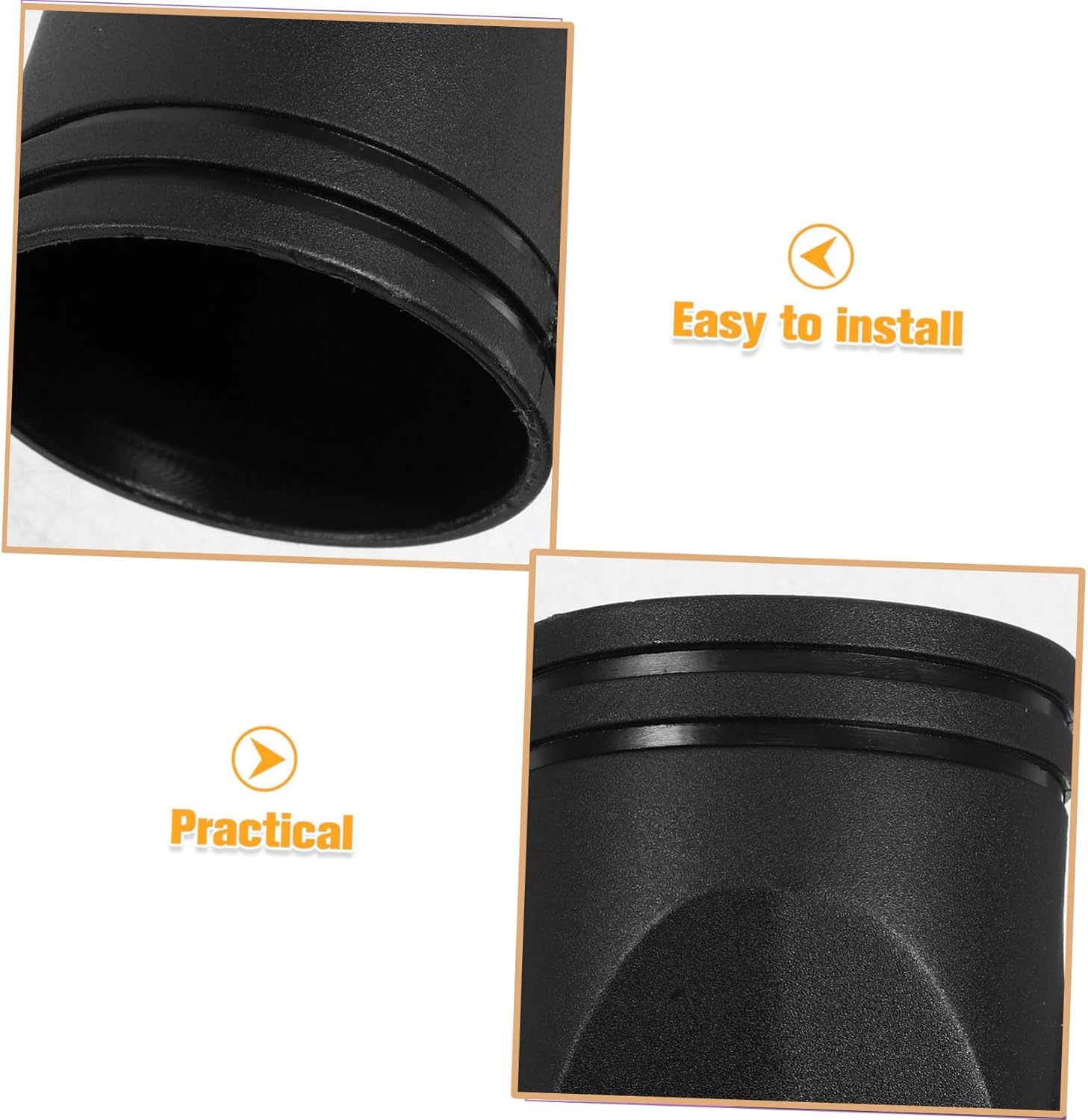 2Pcs Hair Dryer Nozzle Attachment Lightweight Durable Styling Tool for Curly Hair Salon Quality