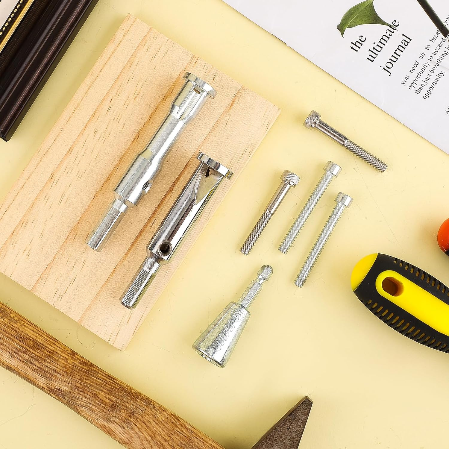 3Pcs Wire Twisting Tool, Wire Twisting Spinner with 4Pcs Screws, 3 Way/ 5 Way Wire Stripping Tool & 6Mm Hex Shank Cable Twister Electrical Wire Twister Connector for Power Drill Drivers Attachment image number 3