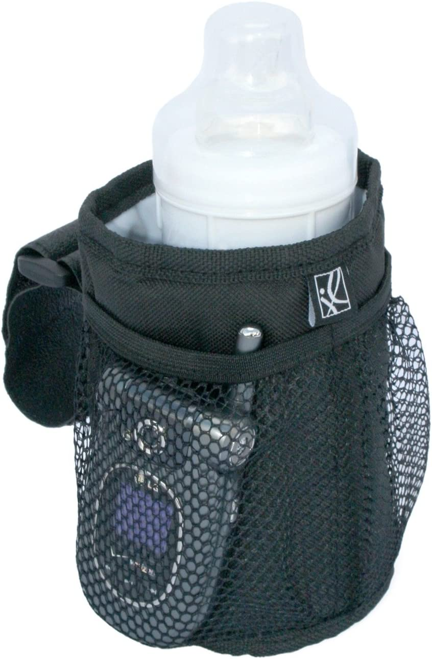 J.L. Childress Cup 'N Stuff Stroller Pocket, Black, One Size image number 4