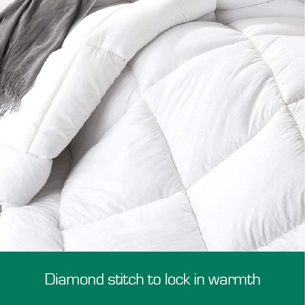 Australian Made Washable Merino Wool Quilt/Doona/Duvet 350GSM Light Weight (210X210Cm Queen) image number 3