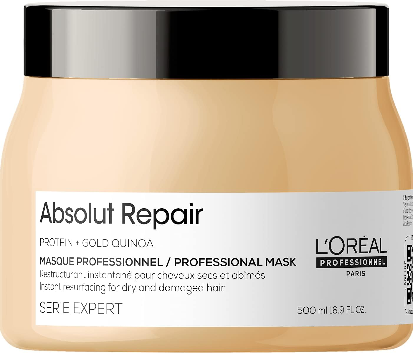 L'Oreal Professionnel Serie Expert Absolut Repair Gold Quinoa + Protein Hair Masque 500 Ml