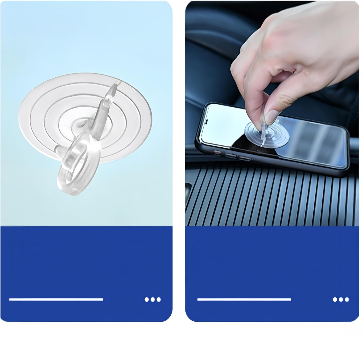 30 PCS Sun Visor Small Sucker, Wanfoou Suction Cup 36Mm, Small Clear Car Suction Cup for Glass Window, Visor, Kitchen, Car Accessories image number 3