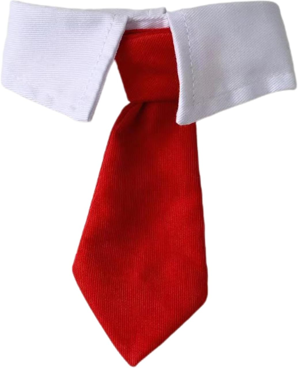 Small Dog Wedding Collar Cat Bow Tie for Cat Formal Dog Wedding Attire White Puppy Collar Dog Neckties Pet Tuxedo Costume for Cats Kitten Small Dogs (Red, S) image number 3