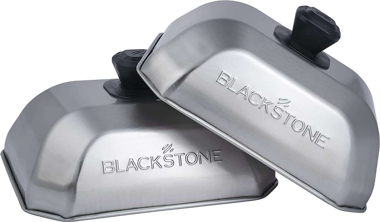 Blackstone 5207 Rectangle Basting Cover Small 2-Pack Griddle Accessories, Stainless Steel, Cheese Melting Dome and Steaming Cover, Best for Use on Flat Top Griddle Grill Cooking Indoor or Outdoor image number 3