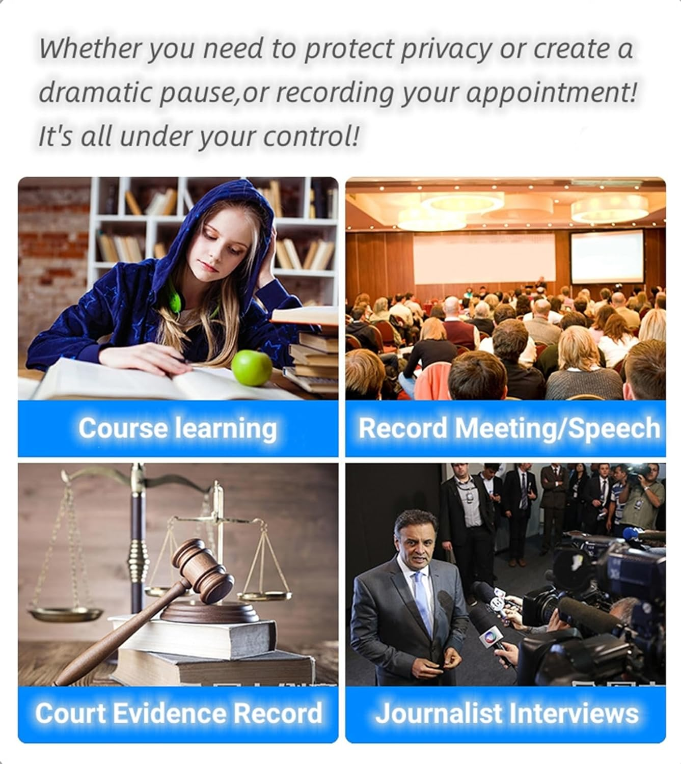 Hand Microphone Elastic Sleeve for Handheld Dynamic Mic Compatible with Sony Recorders,Wedding Vlog Live Streaming Interviews Meeting Speech Lecture Video Studios Recording Device Accessory (2Pcs) image number 5