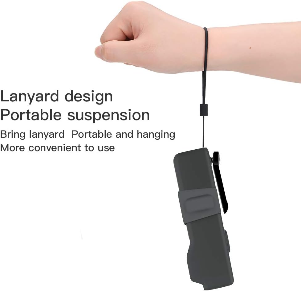 RCGEEK Protect Case Compatible with DJI Osmo Pocket 2 with Extra Spare TF Card Slot Portable Hard OSMO Pocket 2 Carrying Case Storage Box with Lanyard Plastic Holder Storage Protector Cover image number 4