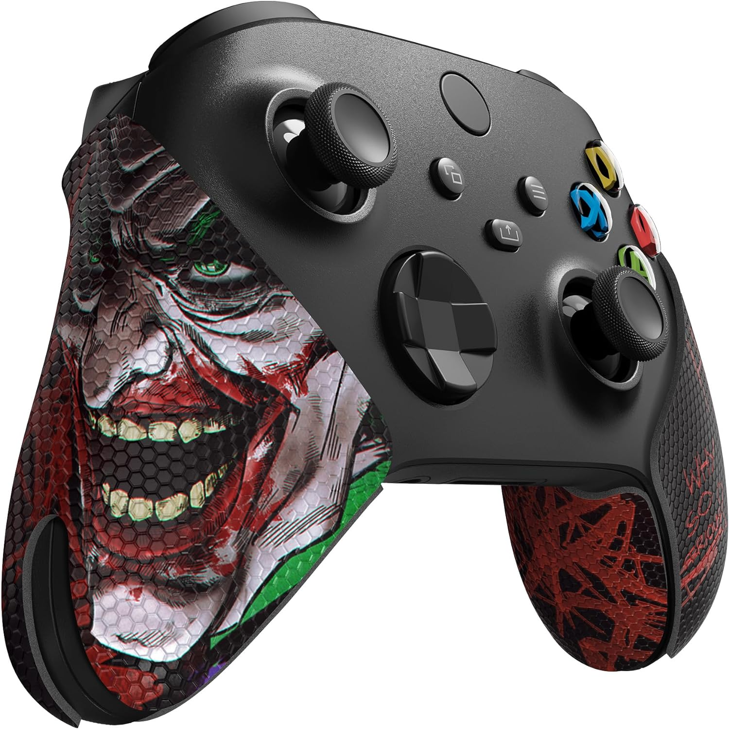 Extremerate Playvital Anti-Skid Sweat-Absorbent Controller Grip for Xbox Series X/S Controller, Professional Textured Soft Rubber Pads Handle Grips for Xbox Series X/S Controller