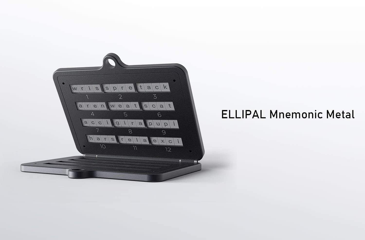 Ellipal Mnemonic Metal Seed Storage, Crypto Seed Backup,Support up to 24 Words, Compatible with All BIP39 Hardware & Software Wallets, Ledger Nano, Trezor, Ellipal, Keepkey, Coldcard, Ect(Grey) image number 5