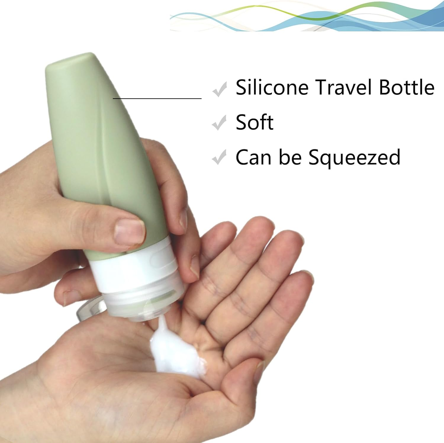 Travel Bottles for Toiletries 15 Pieces with Travel Toiletries Bag Travel Spray Bottle Travel Containers, Travel Essentials, Travel Accessories, Tsa Approved Leak Proof Squeeze Silicone Travel Bottles image number 2