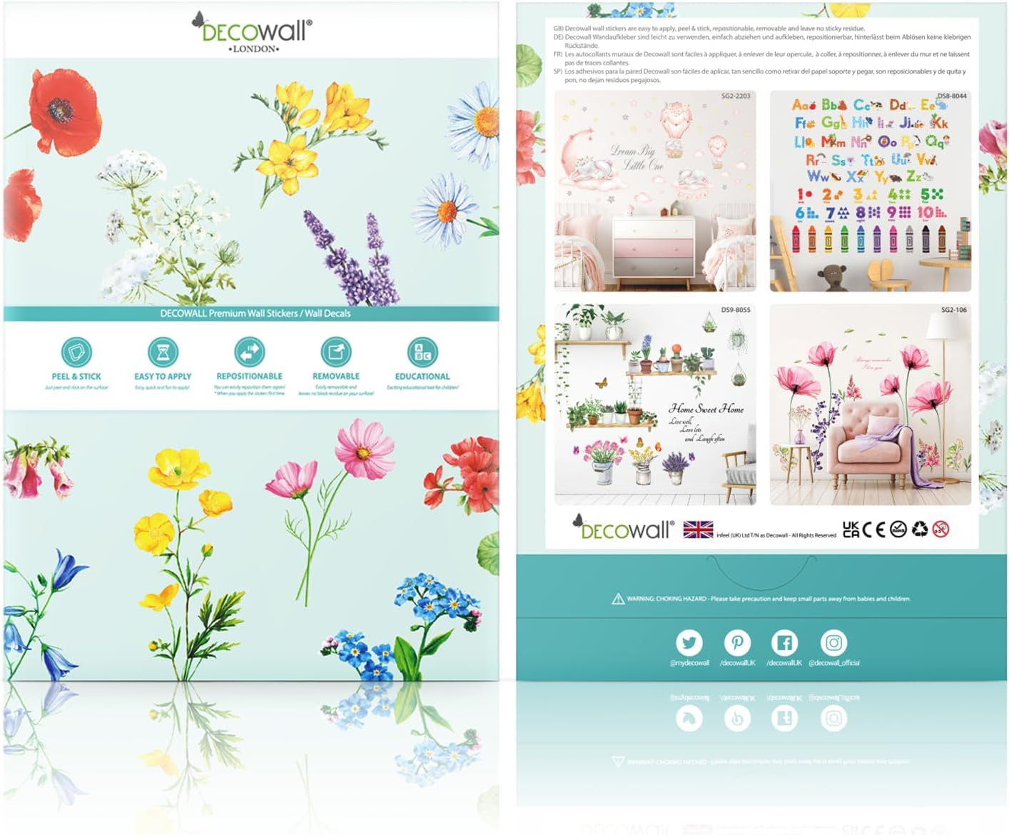 DECOWALL DS8-2005N Transport Alphabet Wall Stickers Wall Decals Peel and Stick Removable Wall Stickers for Kids Nursery Bedroom Living Room image number 2