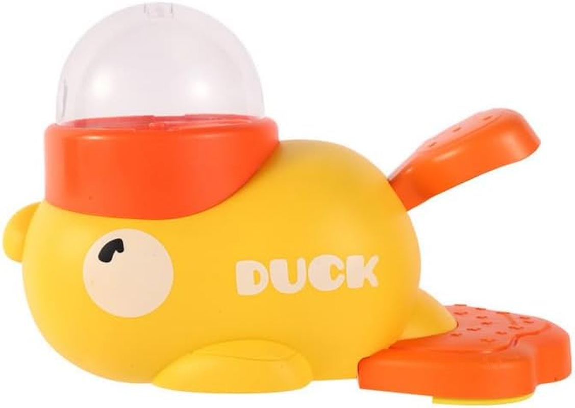 2-In-1 Dog Interactive Slow Feeder, Washable Automatic Dog Feeder Toy, Duck-Shaped Design Dogs Treat Dispenser Toy with 3 Food Outlet Size, Dogs Slow Eating Bowl for Pets Puppy