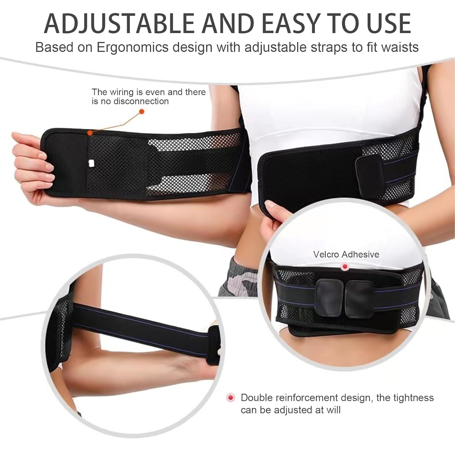 Back Brace Posture Corrector for Women and Men, Adjustable Scoliosis and Hunchback Correction, Breathable Back Straightener Posture Corrector, Improve Back Posture and Lumbar Support (L) image number 4