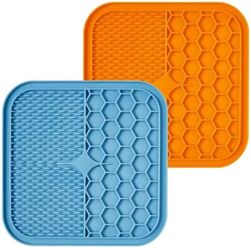 Silicone Pet Feeding Mat Slow Food Pads Dog Licking Pad Dispenser Plate AUSTOCK