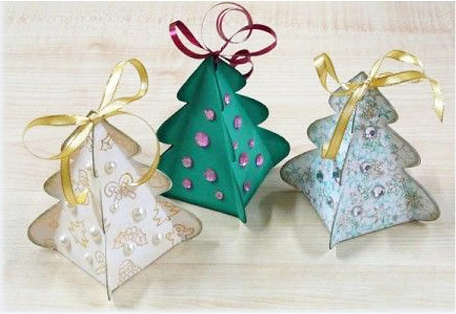 Christmas Candy Box Metal Crafts Cutting Die Cuts, DIY Crafts Template Christmas Candy Box Scrapbook Cards Cutting Dies Cut Stencil for DIY Embossing Card Making Decorative Paper Dies Scrapbooking image number 3