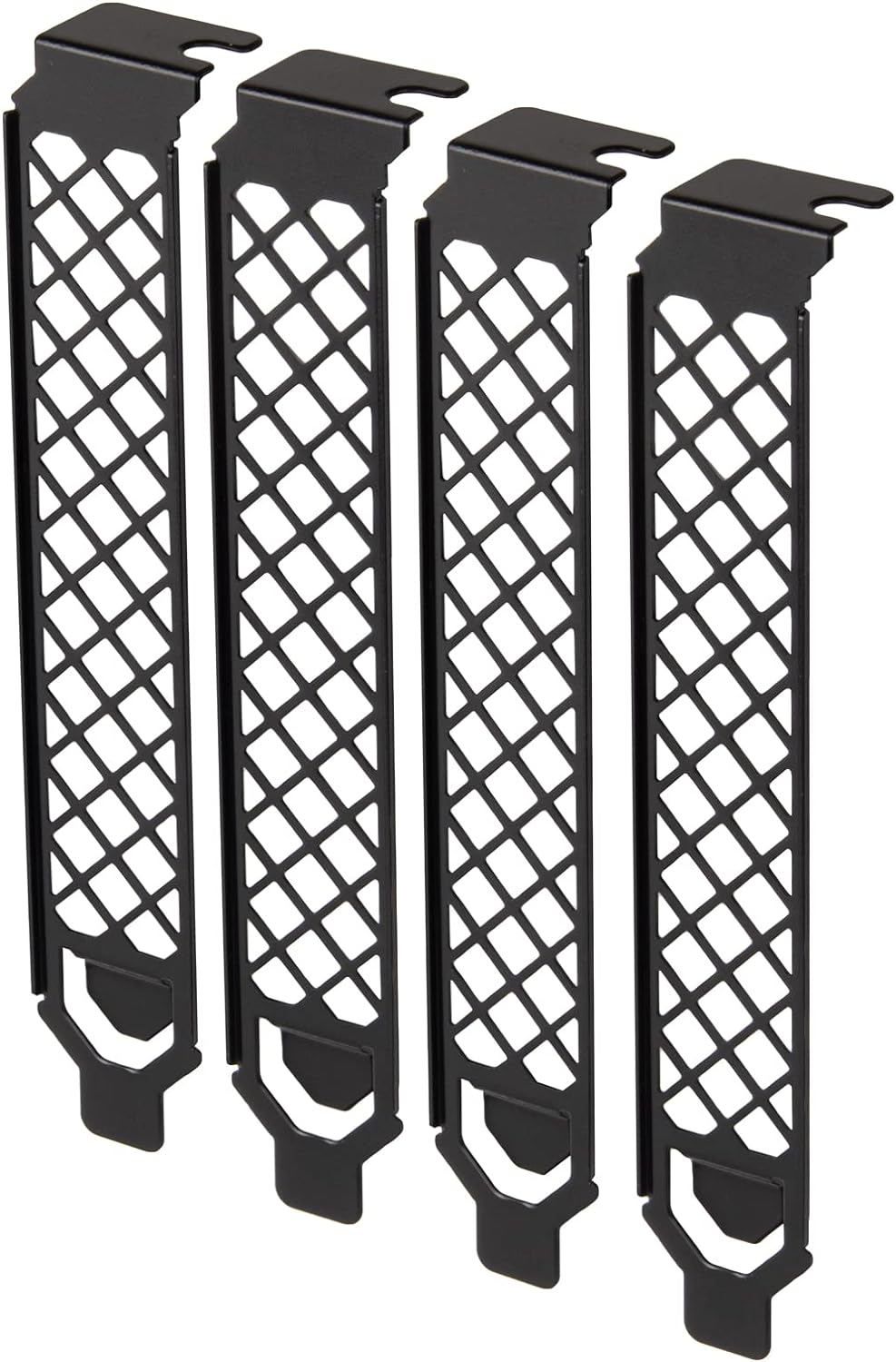 Silverstone Technology AEROSLOTS Gen2 4-Pack Vented Expansion Slot Covers, Black, SST-AEROSLOTS2B image number 2