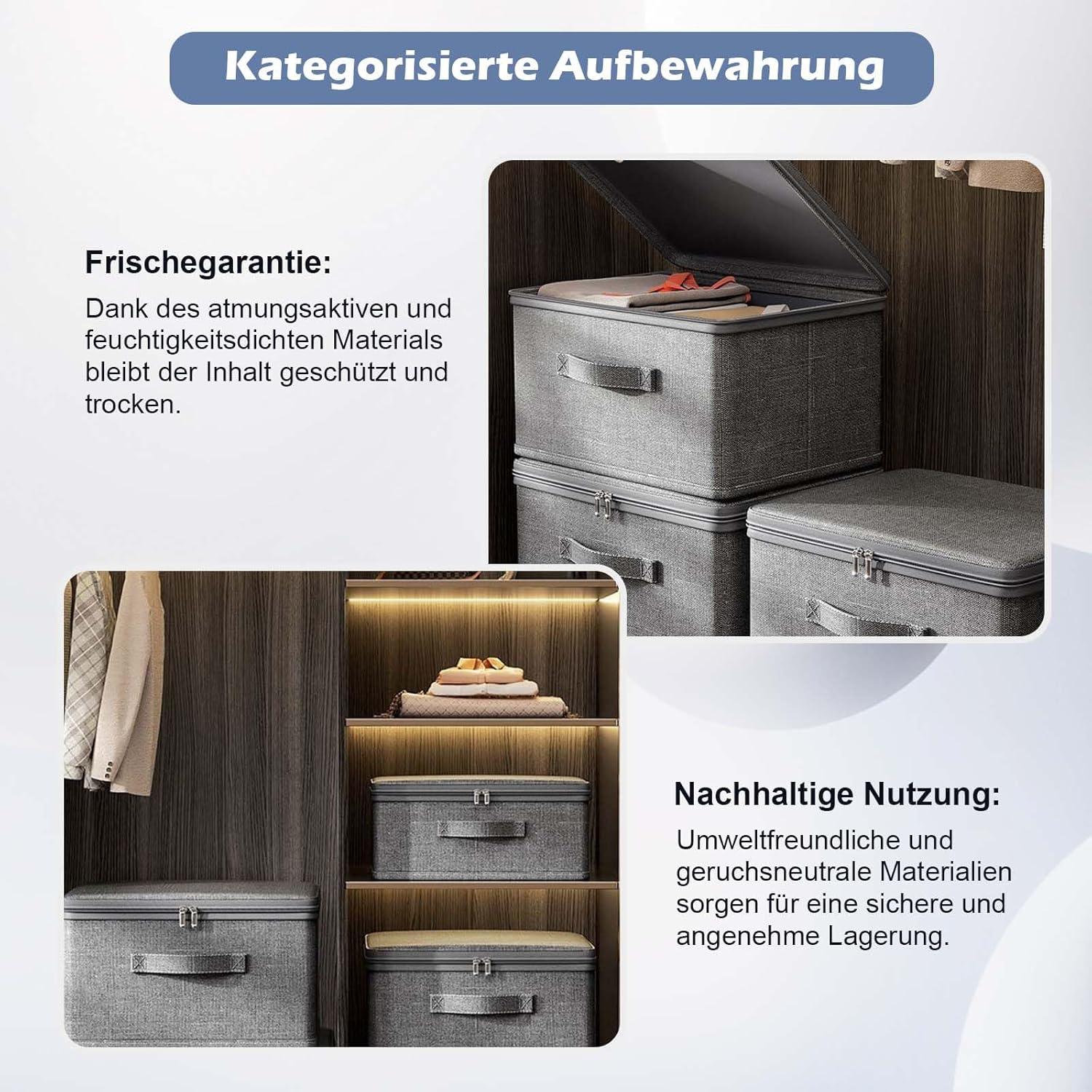 Lockable Storage Bag, Discreet Adult Toy Storage Box, Large Organizer Case with Zipper and Handle for Private Toys Cards Files Documents Cash Accessories Foldable Fabric Clothing image number 6