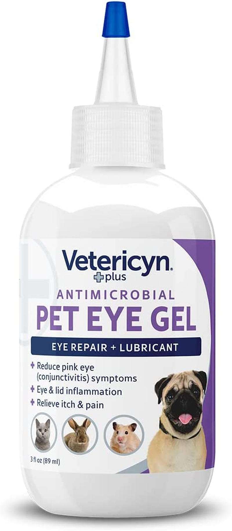 Vetericyn plus Pet Eye Gel | Dog and Cat Eye Ointment Alternative to Lubricate and Relieve Eye Irritations and Abrasions, Reduce Symptoms of Pink Eye in Dogs and Cats. 3 Ounces image number 3