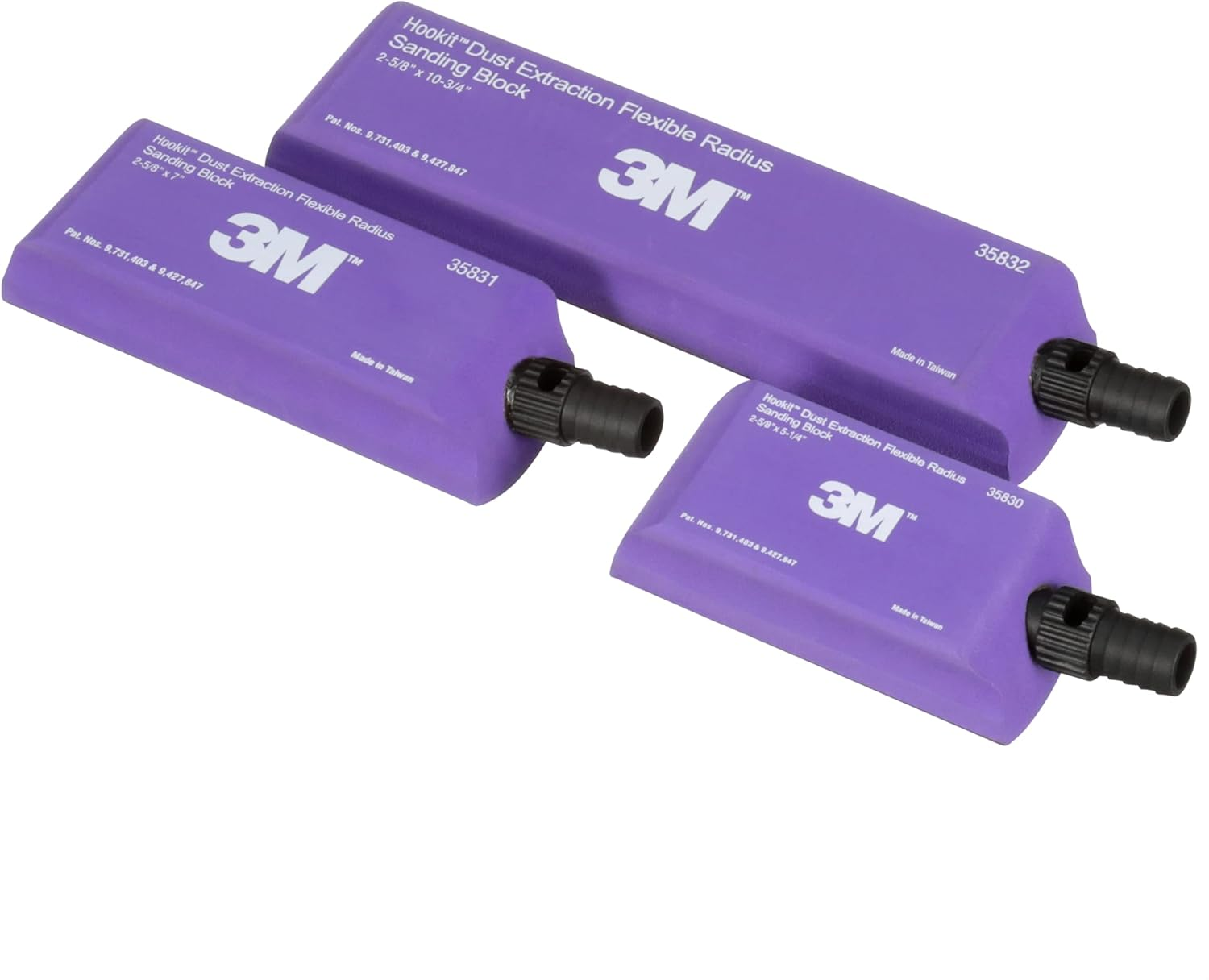 3M&trade; Hookit&trade; Dust Extraction Flexible Radius Sanding Block Kit 35833 image number 3