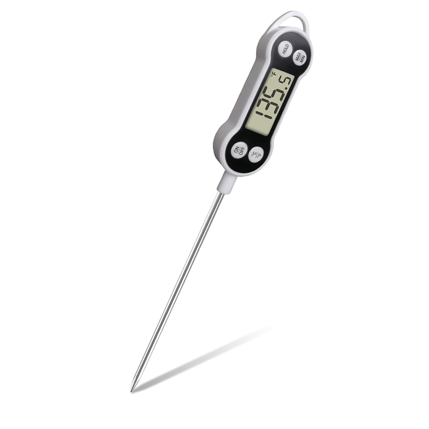 Digital Meat Food Thermometer for Candy Candle Kitchen BBQ, Probe Instant Read Thermometer for Cooking Pork Milk Deep Fry Roast Baking Temperature image number 1