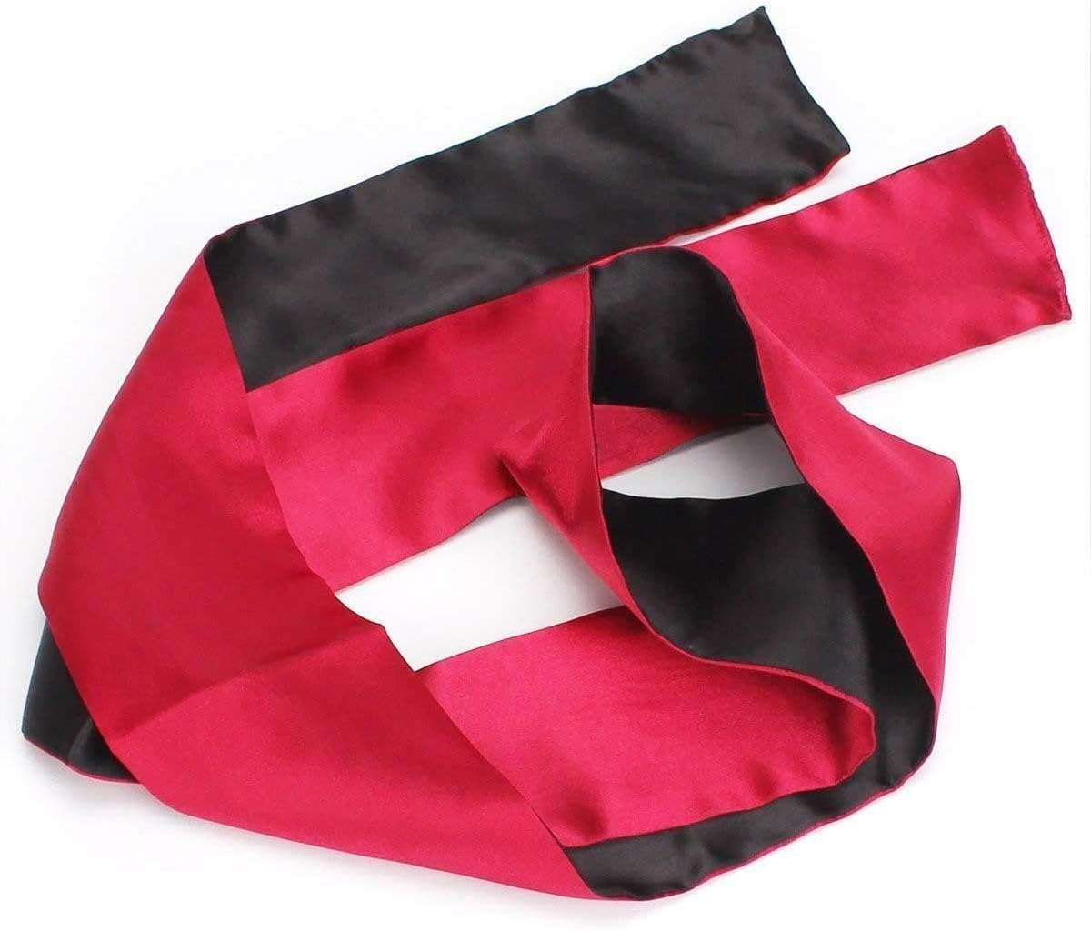 Soft Satin Eye Mask Blindfold Comfortable Sleeping Masks - 59 in X 2.8 In image number 5