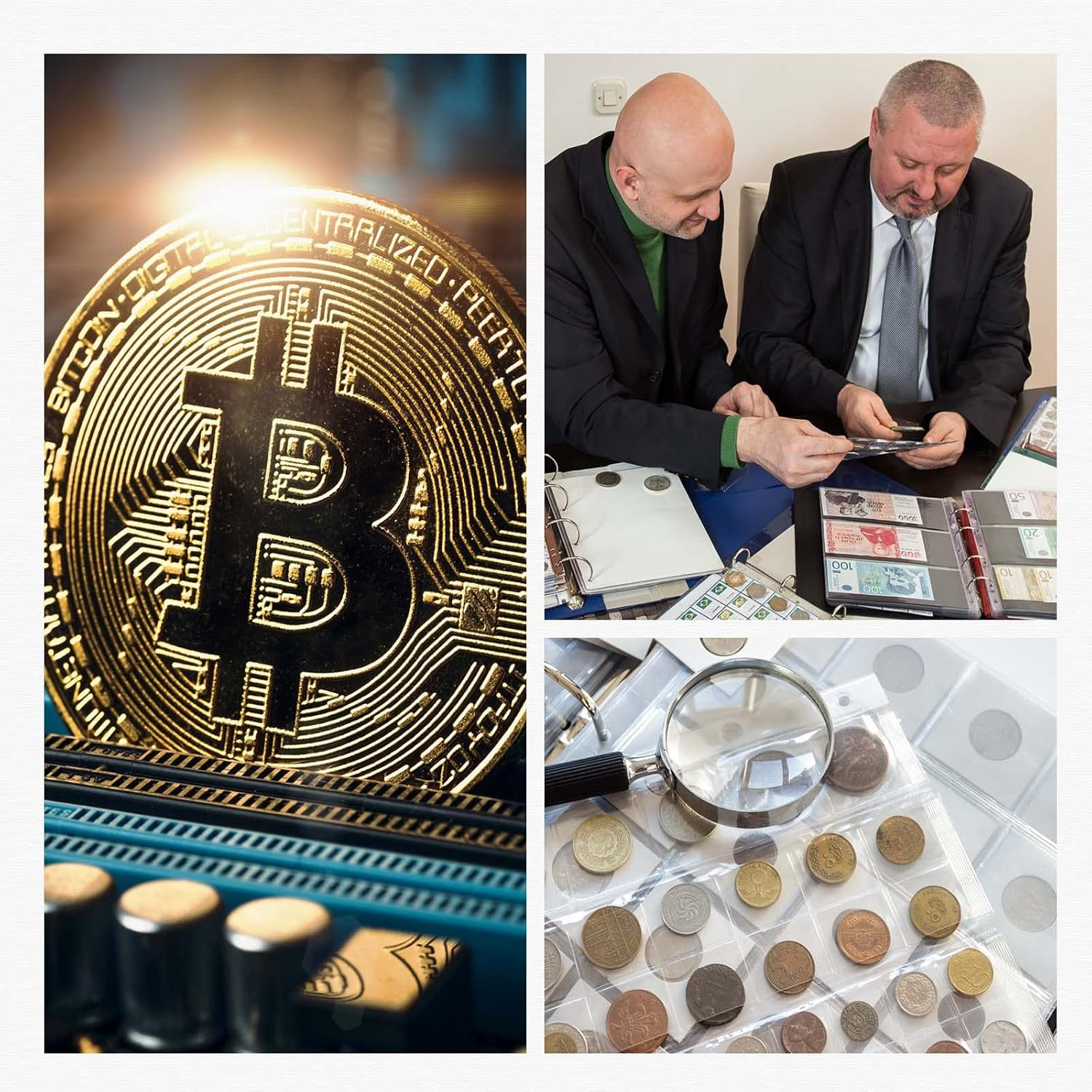 Yinkin 10 Pieces Blank Challenge Coin Threaded Edged 40 Mm with Acrylic Protection Box Laser Engravable Pattern for DIY Crafts Birthday Travel Commemorative Collection image number 3