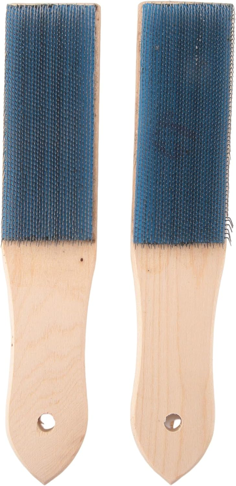 File Card Brush Steel Card File Brush Cleaner Remove Chip Metal Bits Cleaning 8.26 Inch Length, 2 Pieces image number 3