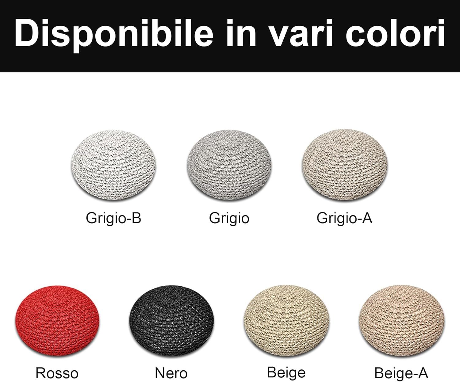 60 Pairs Car Roof Repair Screws Button for Car Roof Repair Tool Repair Rivets Car Roof Car Upholstery Thumbtacks for Canopy (Beige-A) image number 1