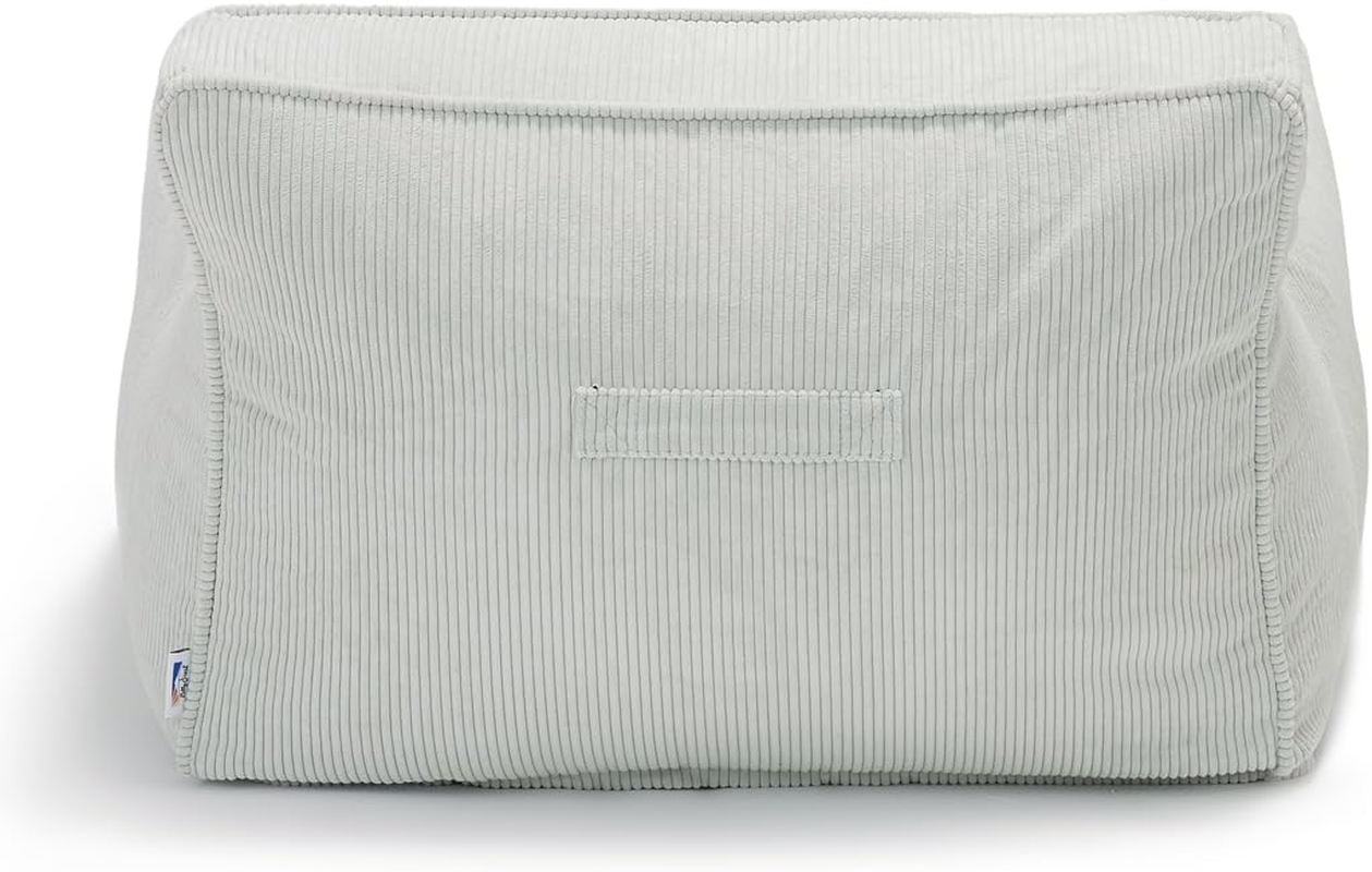 Kinda Kids Beanbag Chair-Pale Sage - Earth image number 2
