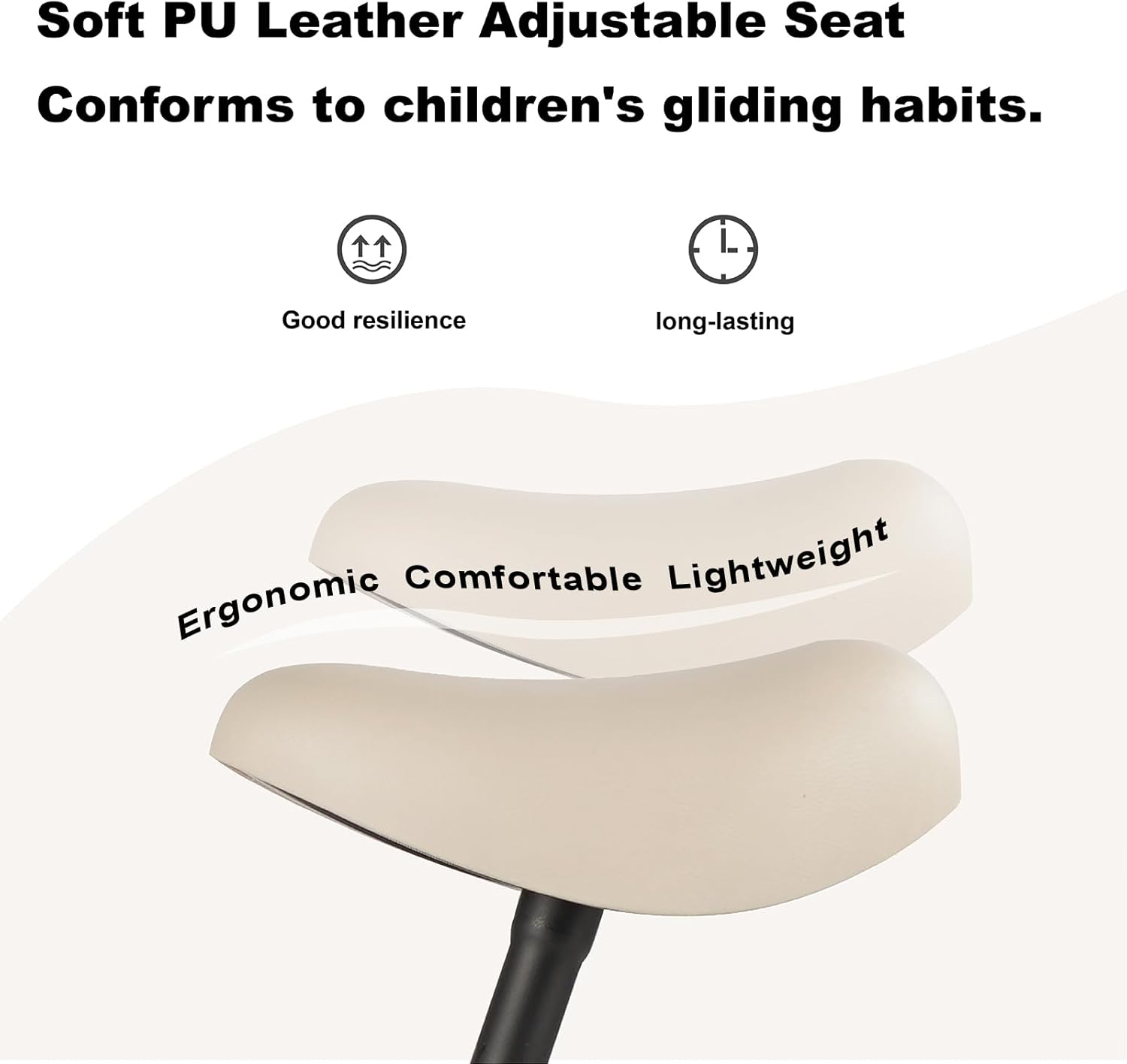 Qplay Toddler Balance Bike for 2 to 4 Year Old,10" Kids Balance Bikes with Footrest & Adjustable Seat &ndash; Toddler Gifts Bike for Boys Girls Push Bike Training Balancing Bicycle Easy Assembly - Red image number 4