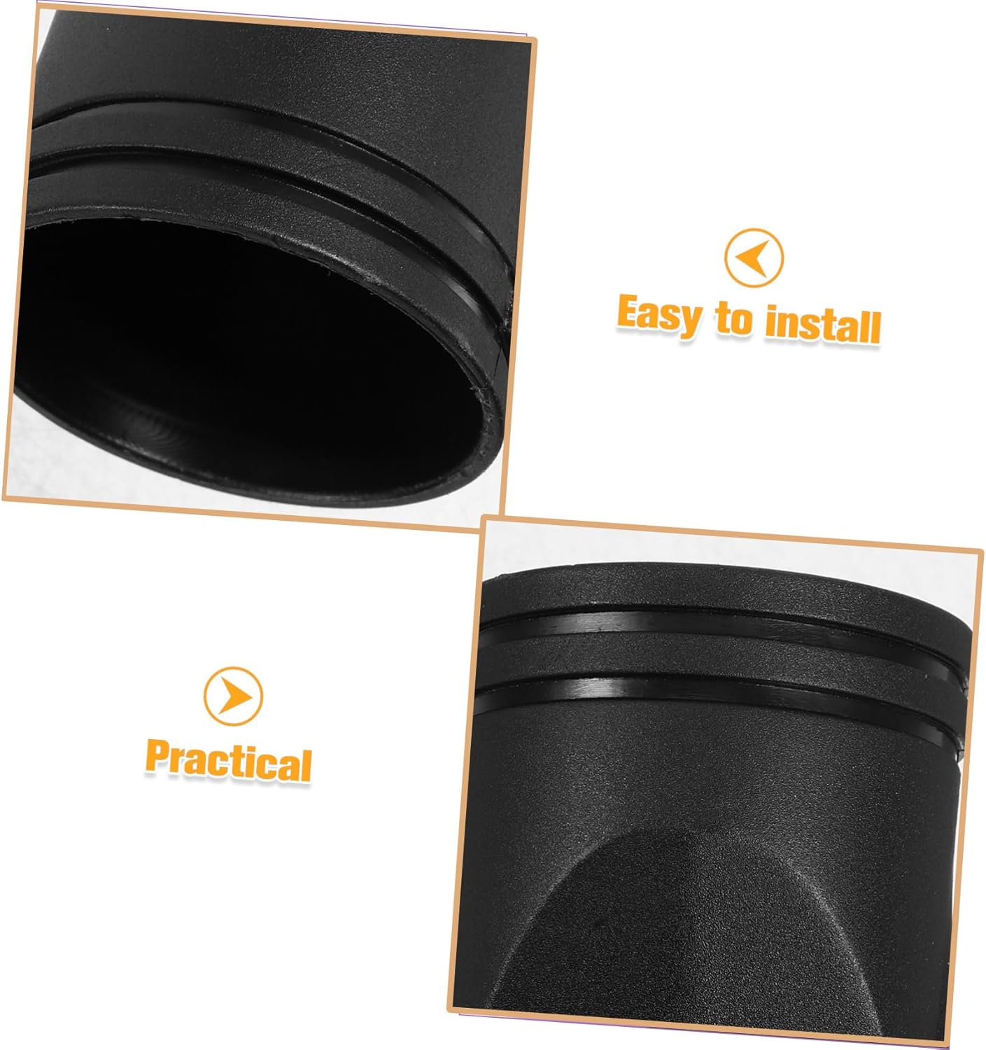 2Pcs Hair Dryer Nozzle Diffuser Attachment Blow Dryer Comb for Curly Hair Styling Salon Home Use Replacement Parts image number 6