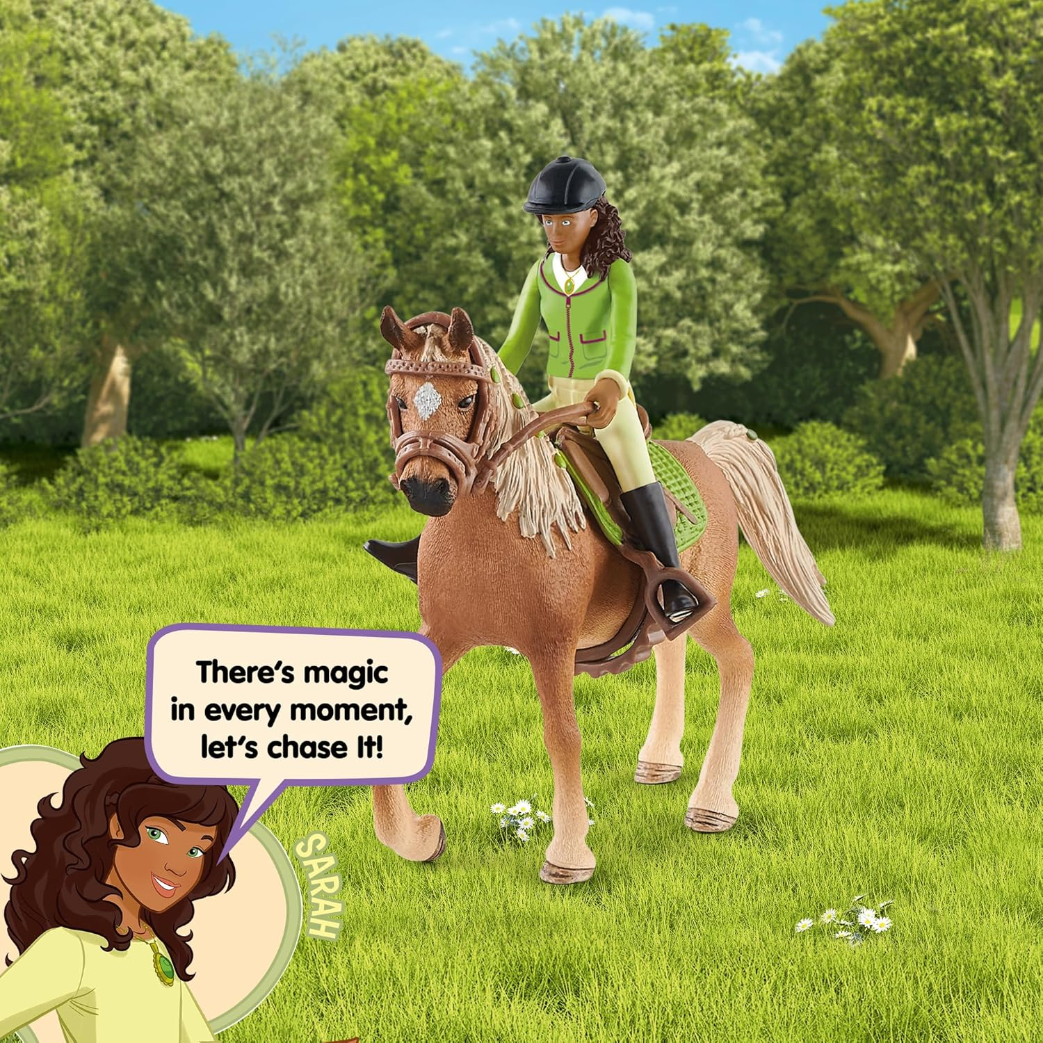 Schleich - Horse Club Sarah & Mystery image number 1