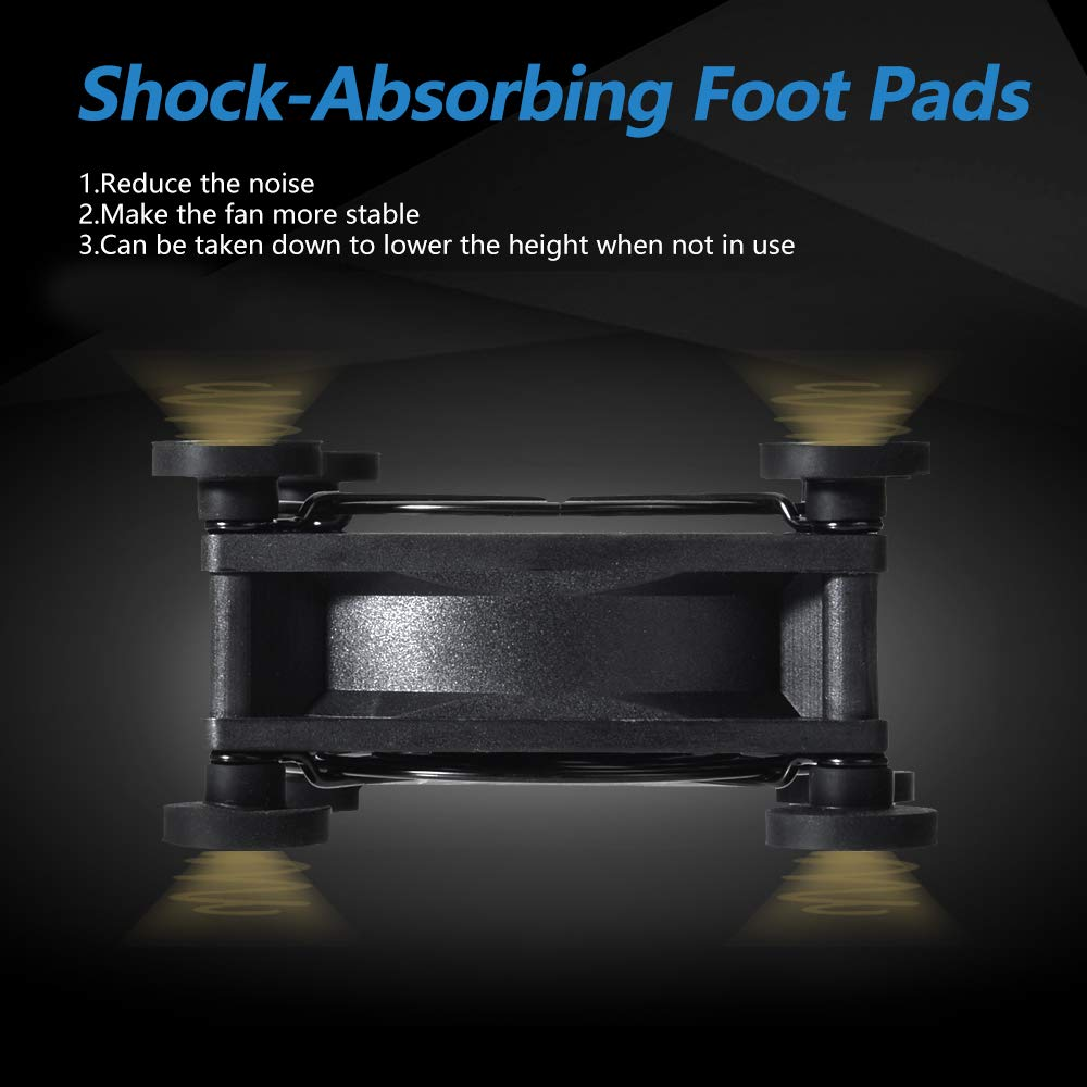 Quiet 80Mm USB Fan, 5V USB Portable Cooling Fan for Flat Panel Xbox DVR Playstation Router TV Receiver Computer Cabinet Cooler image number 4