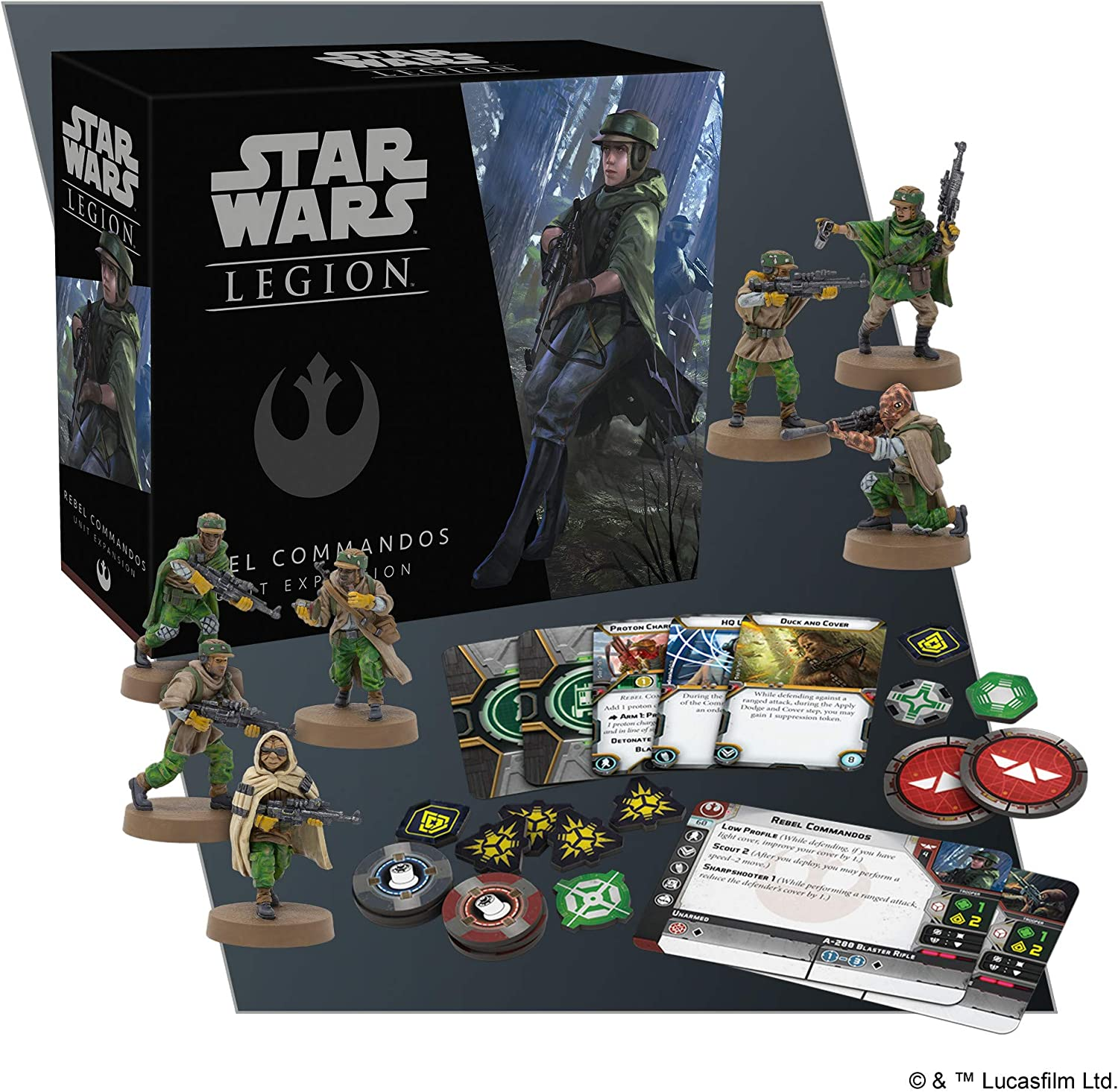Star Wars Legion: Rebel Commandos Unit Expansion
