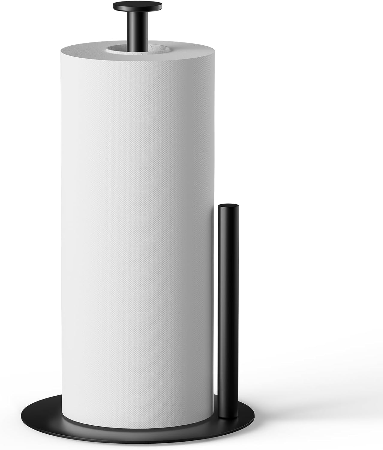 Paper Towel Holder Countertop Kitchen Roll Holder, Stainless Steel Kitchen Towel Holder for Kitchen, Operation Countertop Roll Dispenser with Weighted Base image number 5