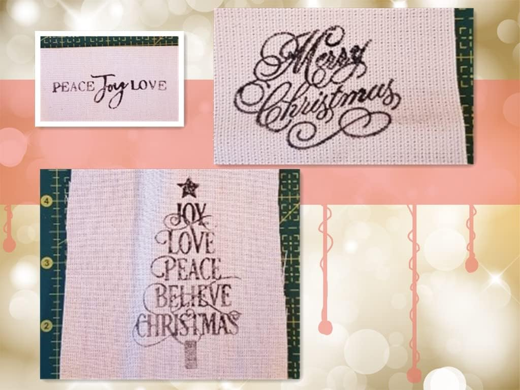 QISKAII, Merry Christmas Blessing Words Clear Stamps for Card Making Decoration DIY Scrapbooking,Graceful Handwriting Tree Album Decorative Silicon Stamp Crafts image number 1