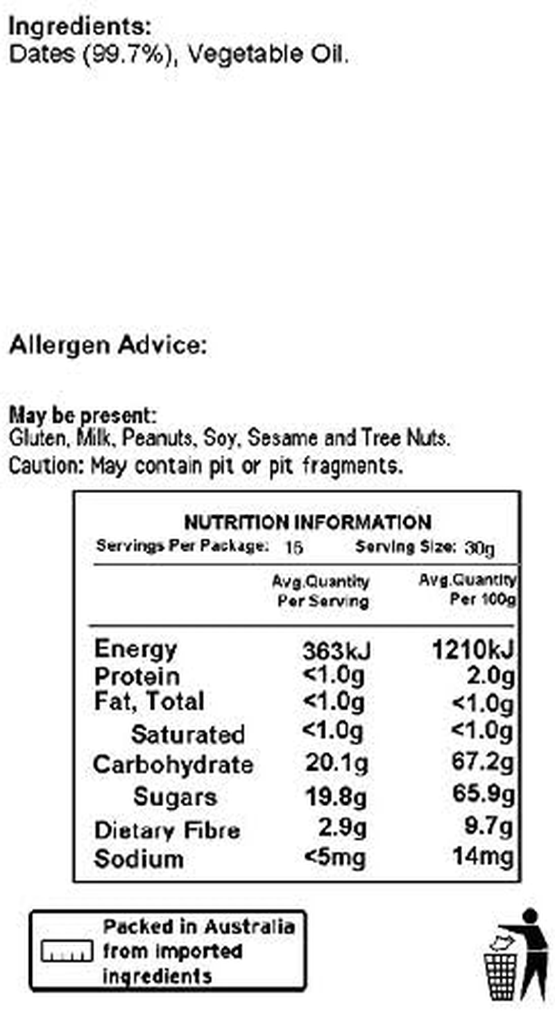 Genoa Foods Dates, 500G