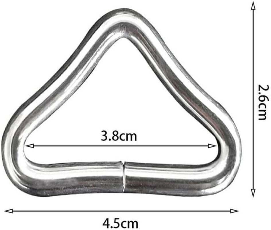 40X Quick Connect Trampoline Triangle Ring V-Rings High Strength Buckle Spring Triangle Buckle image number 5