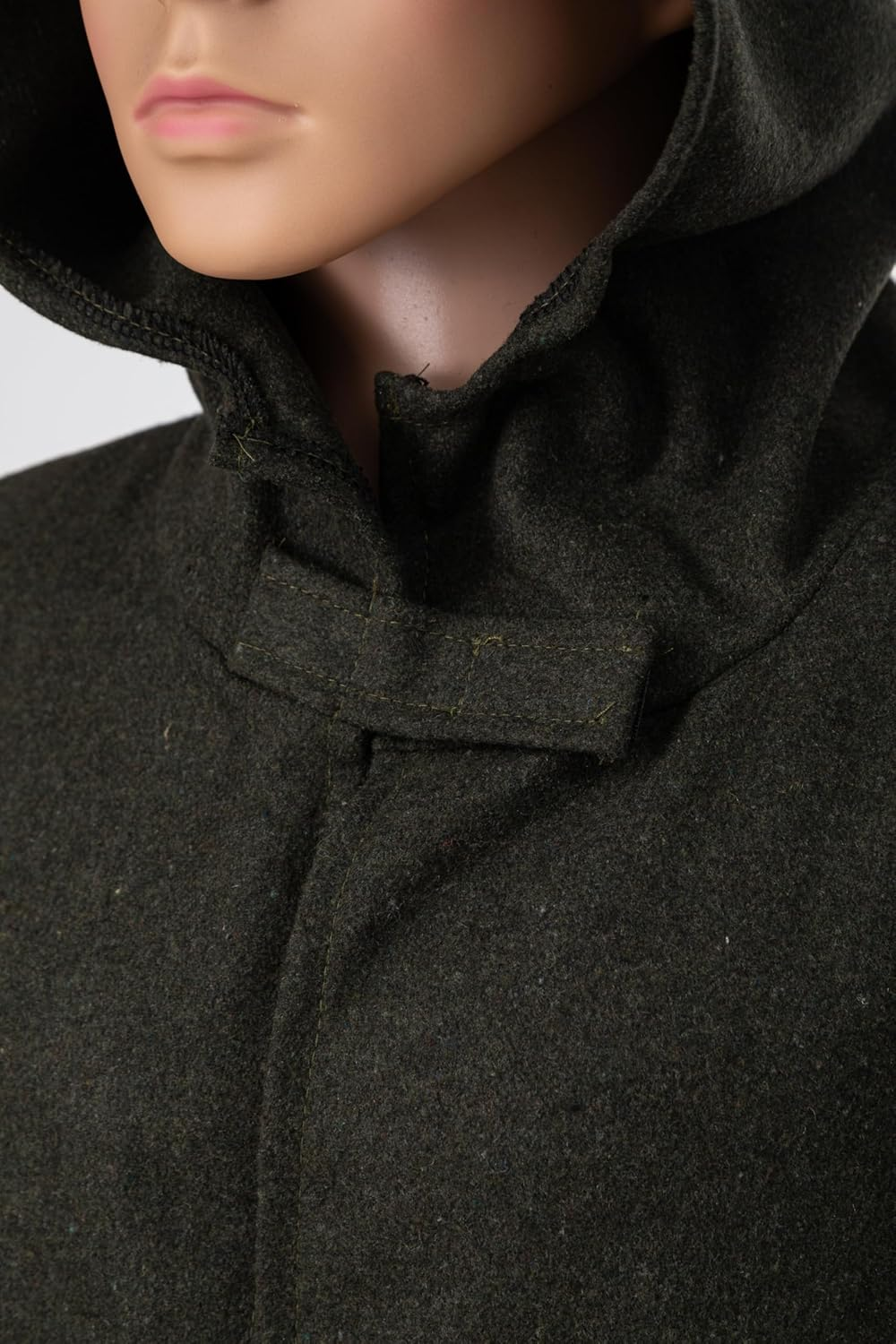 Renaissance Hooded Cape Witch Cloak Victorian with Hood Medieval Wood Elves Hobbit Halloween Costume for Men and Women image number 6