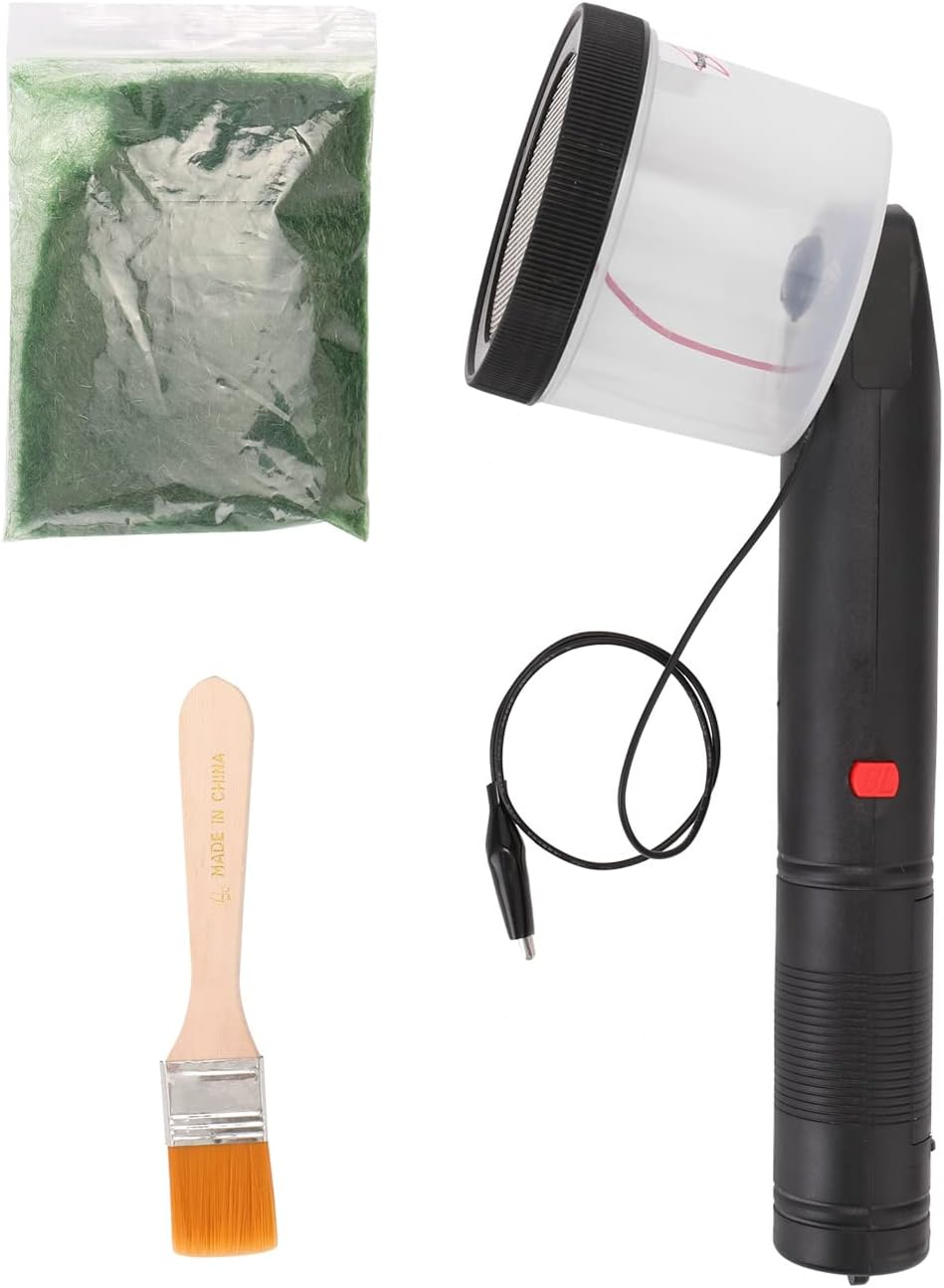 Domary ABS Mini Static Grass Flocking Applicator with Antiskid Handle for DIY Scenic Modelling Sand Table image number 1