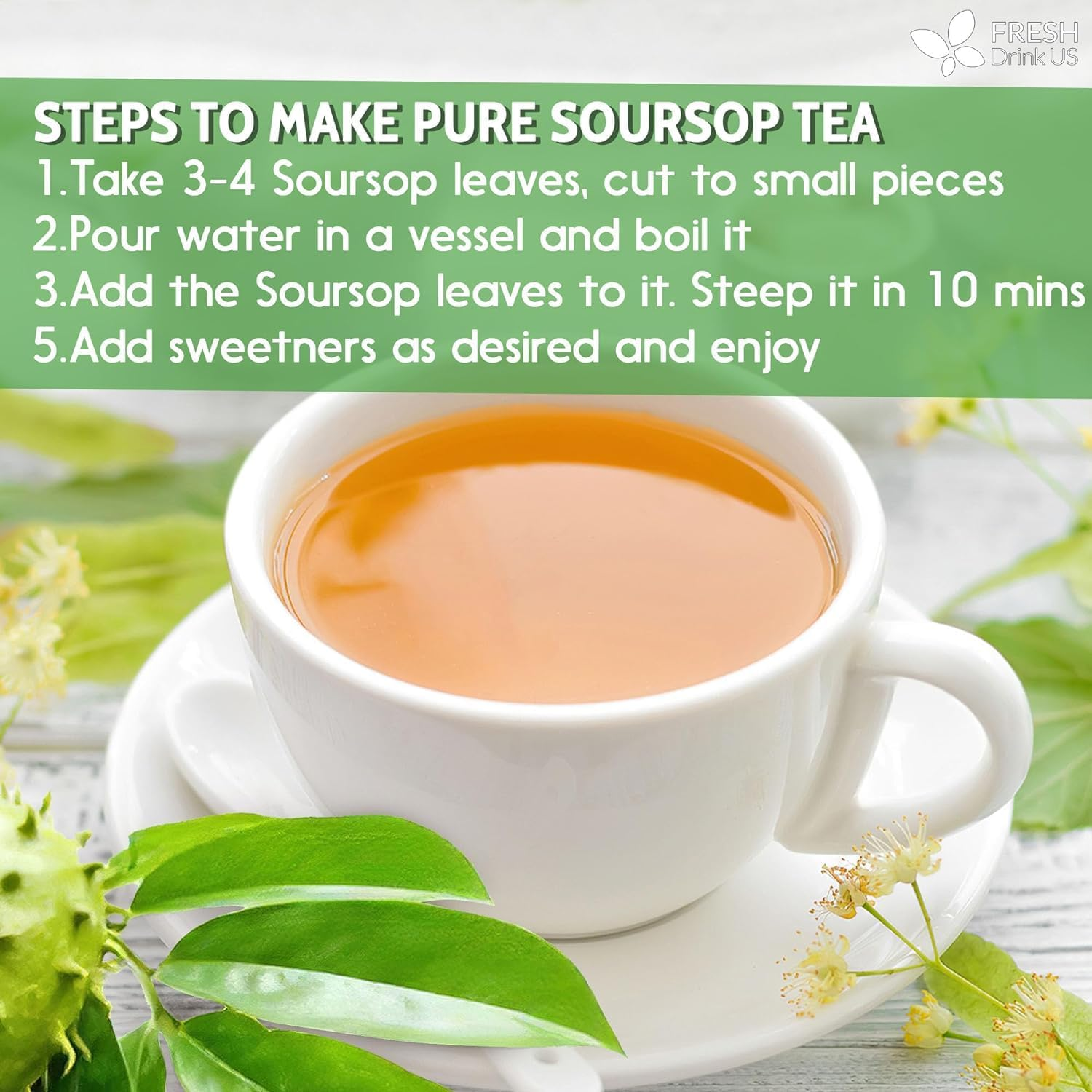 200G Soursop Leaves Powder Helthy Hand Picked Leaves Powder No Additives Well Cleaned Grade a Yoghy Product image number 6