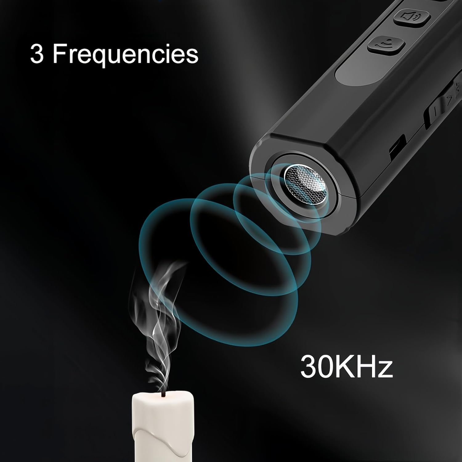 Lancoon Ultrasonic Dog Repeller with LED Light Handheld anti Barking Device Behavior Training 3 Frequencies Long Lasting Beeping Button for Dogs Indoor Outdoor image number 5