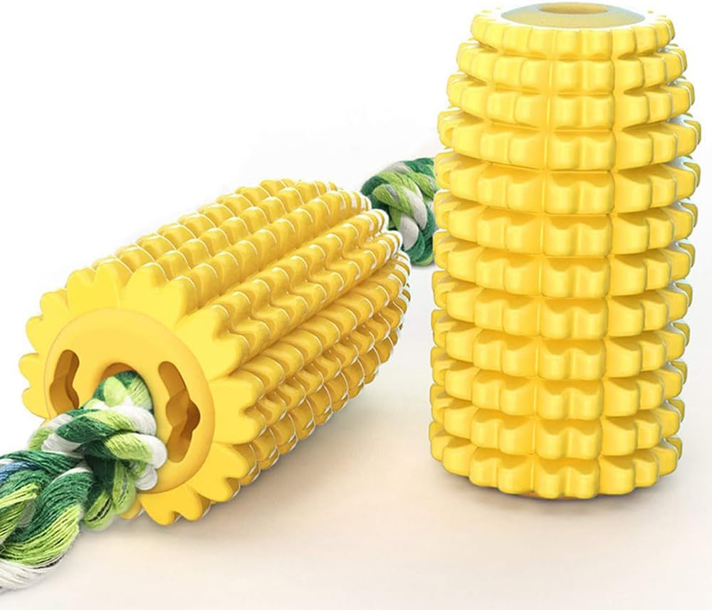 Dog Chew Toys, Almost Indestructible Dog Toothbrush, Interactive Corn Toys, Puppy Teeth Chew Toy, Dog Toys Corn Stick, Suitable for Small Medium Dog image number 3