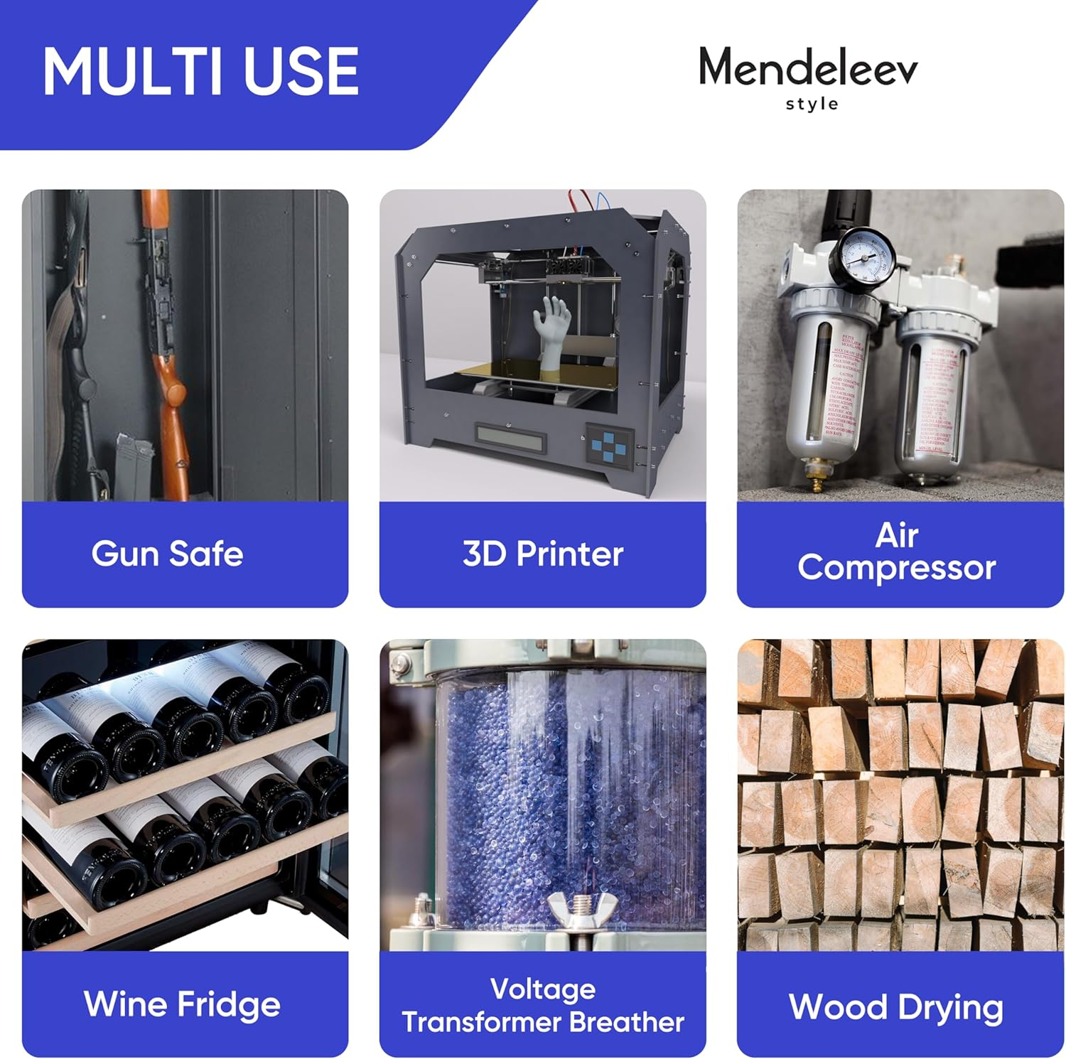 2.3 Kg - 5 LB Orange Silica Desiccant Beads - Indicating Silica Gel Beads Drying Silica Beads Reusable Silica Gel Desiccant Dehumidifier (2.3 Kg - 5 LB) image number 4