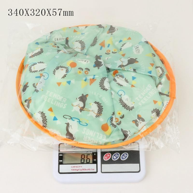 Cat Tunnel Bag Mix Postage Bag- Dexterity Training Toys - Nylon Bag Tunnel Toys for Cat/Green 34 * 32 * 5.7CM. image number 4
