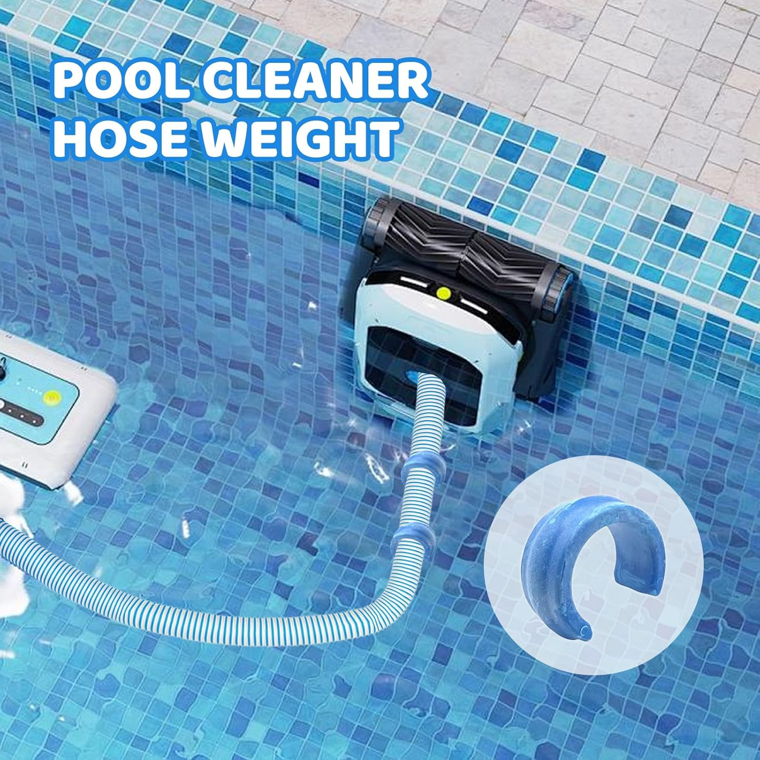 4PCS Pool Hose Weight Replacements for Zodiac Baracuda W83247 X70105,Pentair Kreepy Krauly K12054 K12454 Pool Hose Weight image number 6